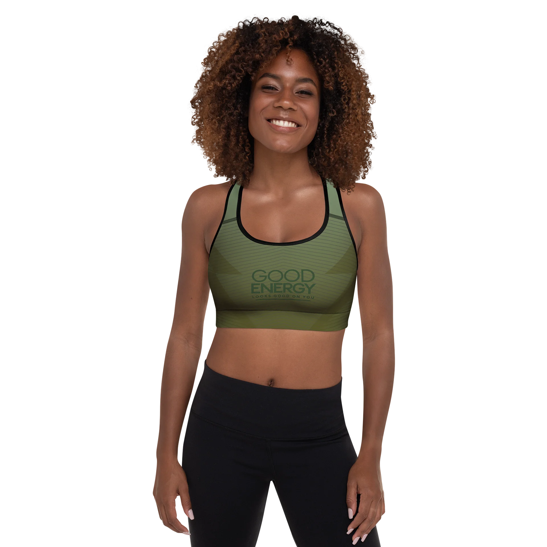 Padded Sports Bra- Good Energy Edition product image (1)