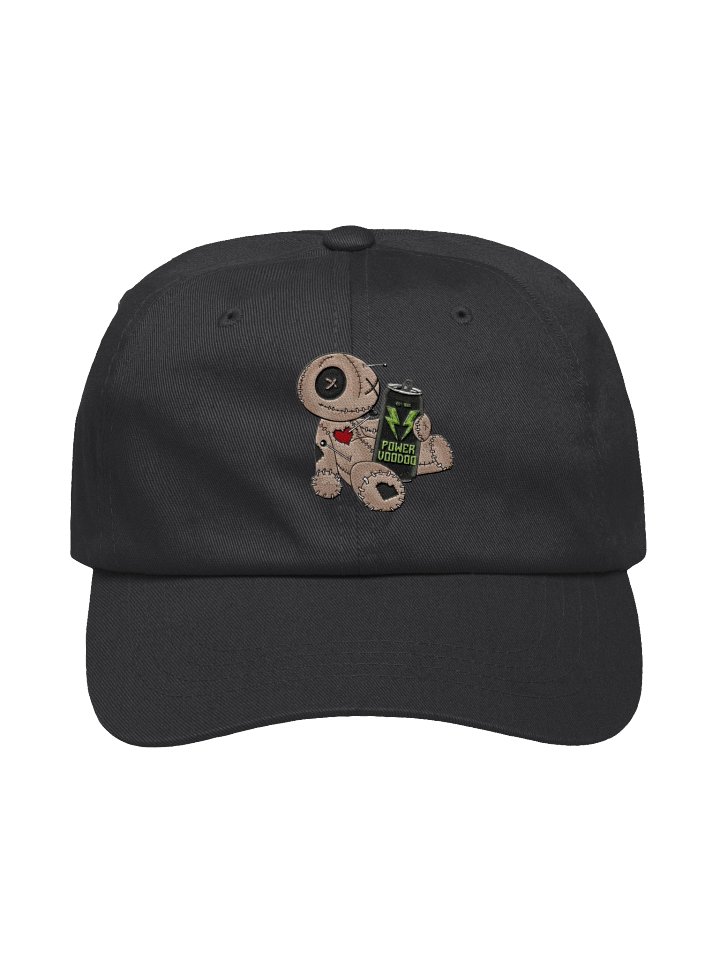 Voodoo Rag Doll Dad Hat — Stitched Doll & Neon Energy Can product image (1)