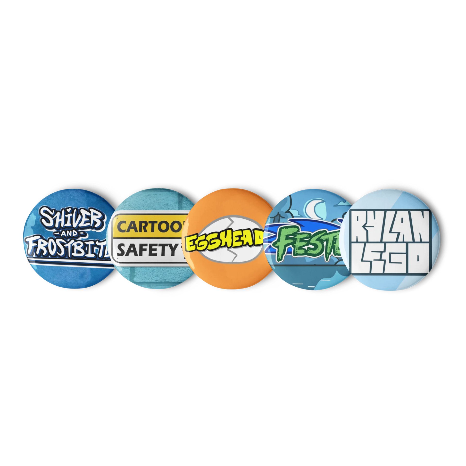 Extra Logo Pin Buttons Set + RylanLego Pin product image (2)