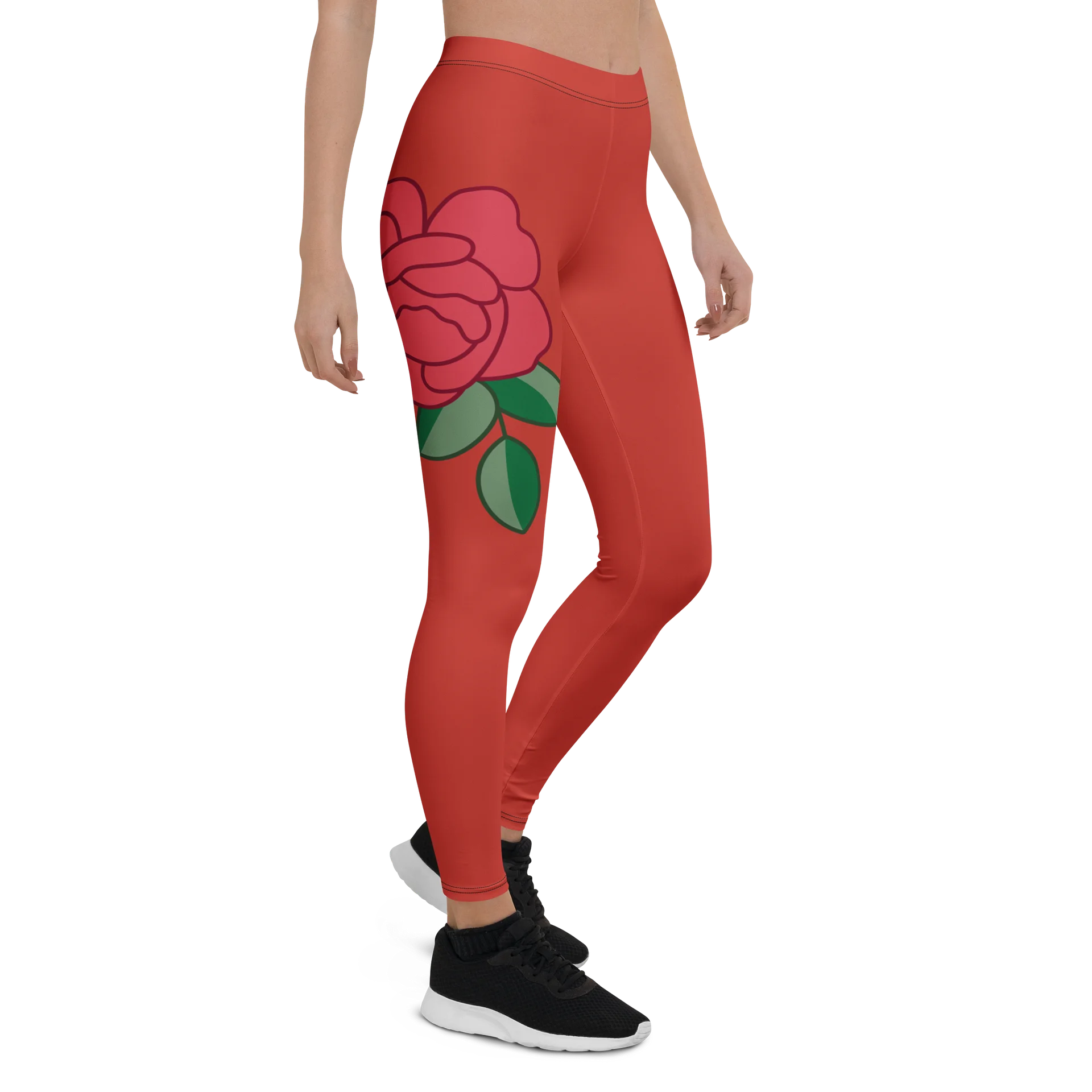 rose Bloom All-Over Print Leggings product image (5)