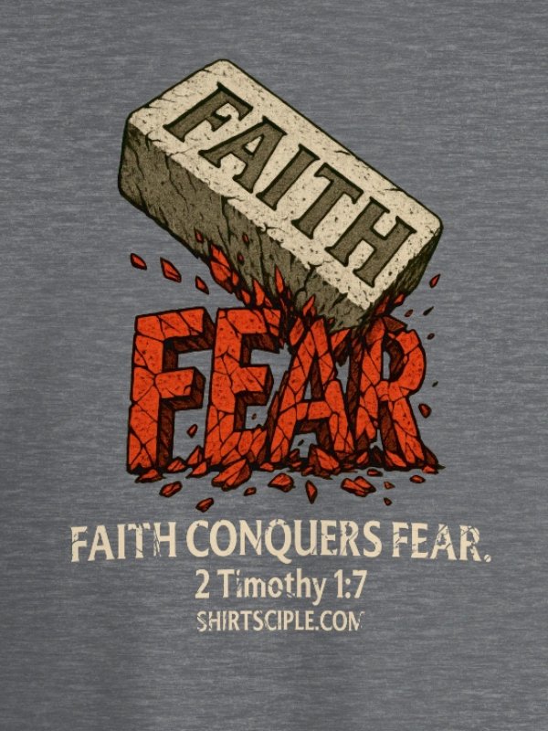 Faith Conquers Fear T-Shirt product image (2)