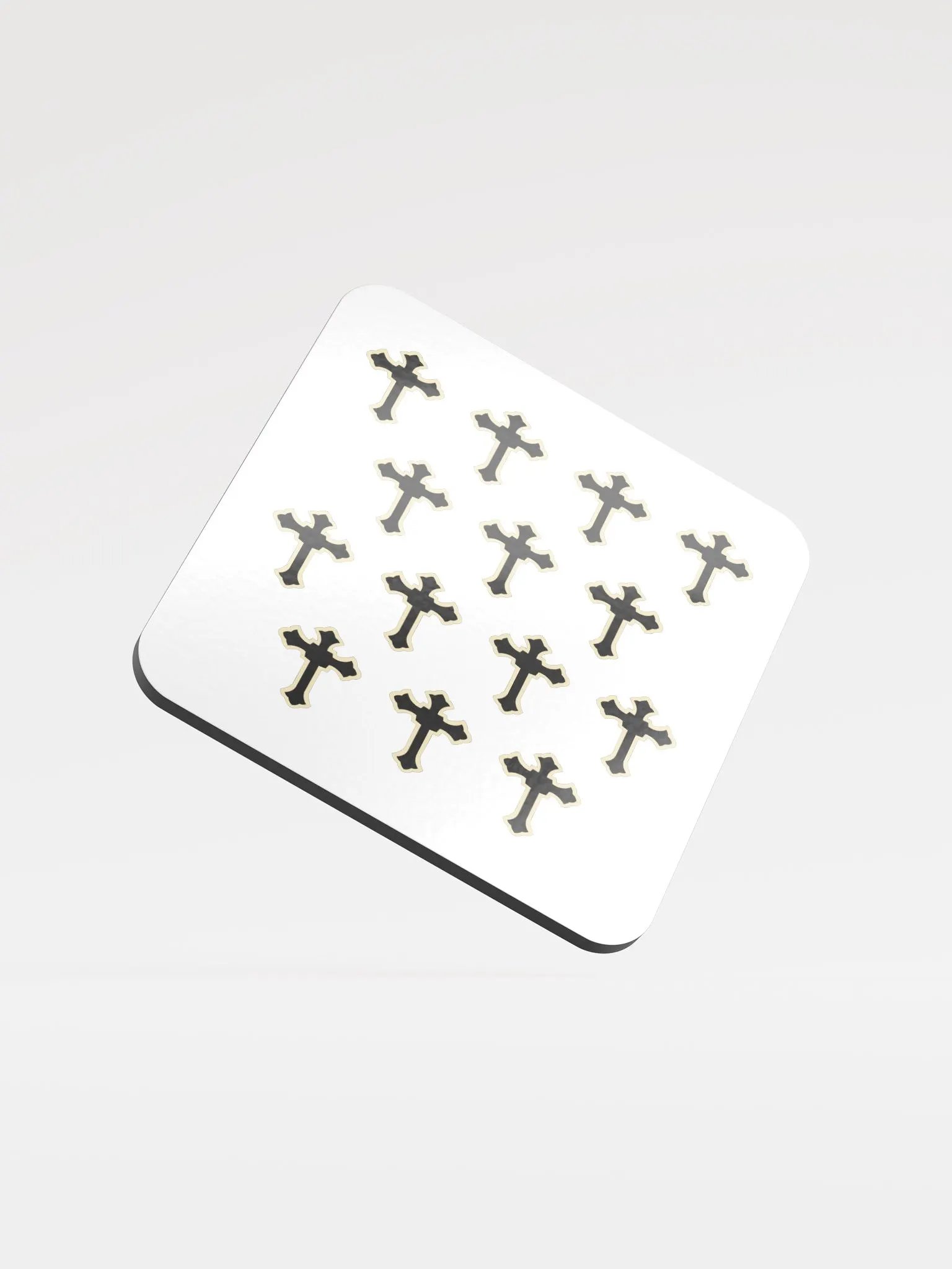 Exodus Cross - Glossed Cork Coaster product image (2)
