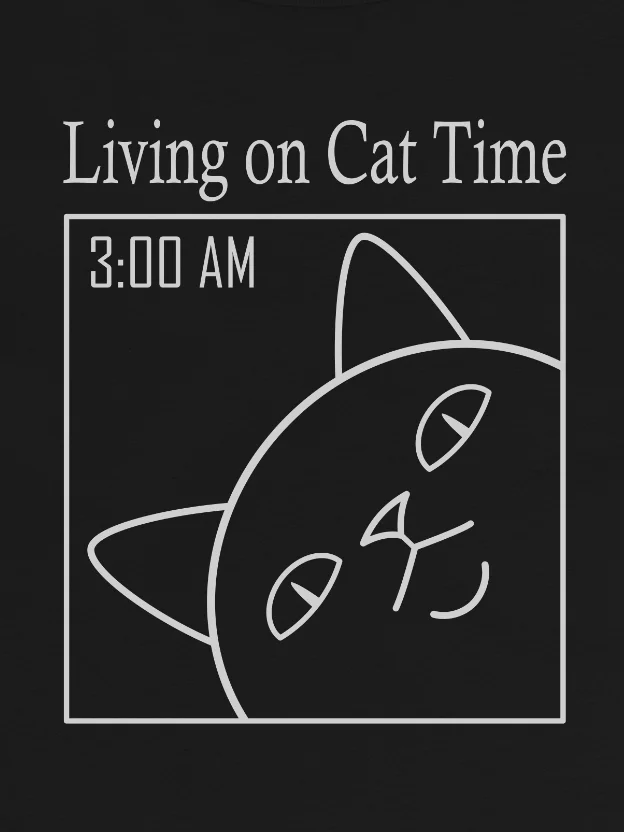 Living on Cat Time - Unisex Youth Sweatshirt product image (1)