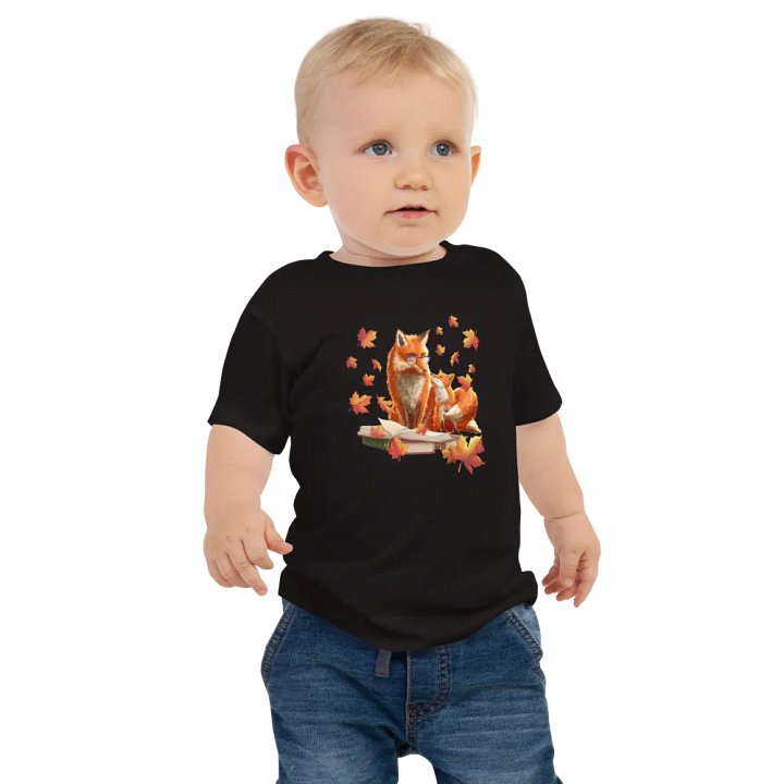 Fall Fox Family Kids T product image (1)