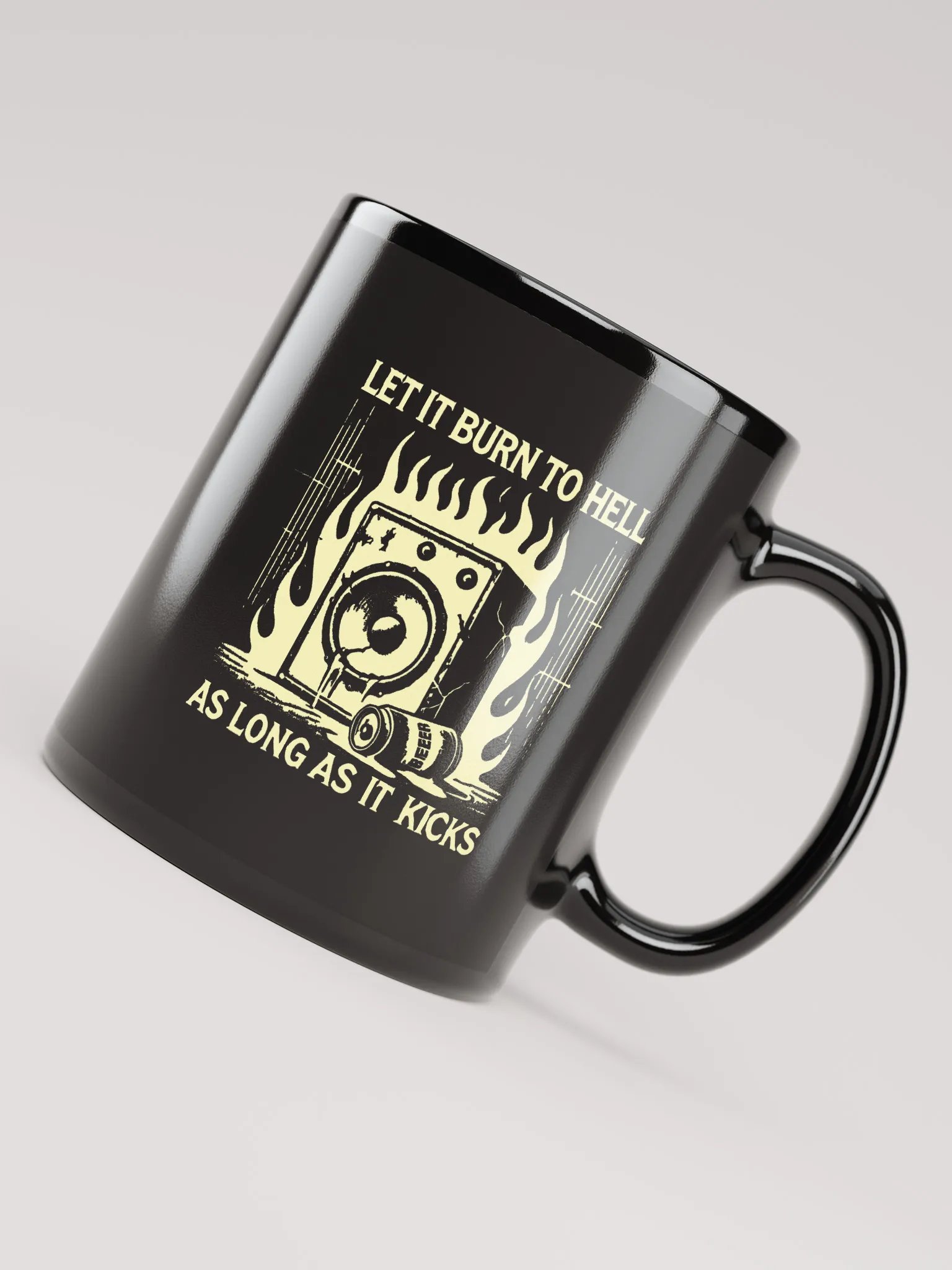 Let It Burn – Black Mug Edition product image (8)