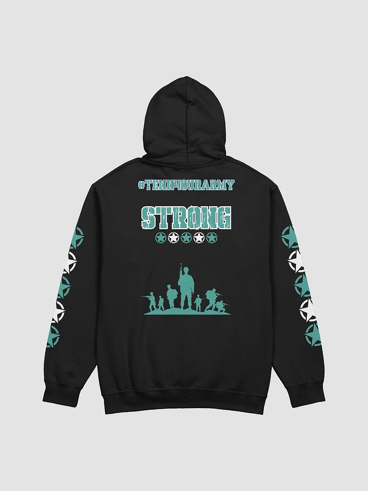 #TeNN4OURARMY Hoodie-Teal & White product image (4)