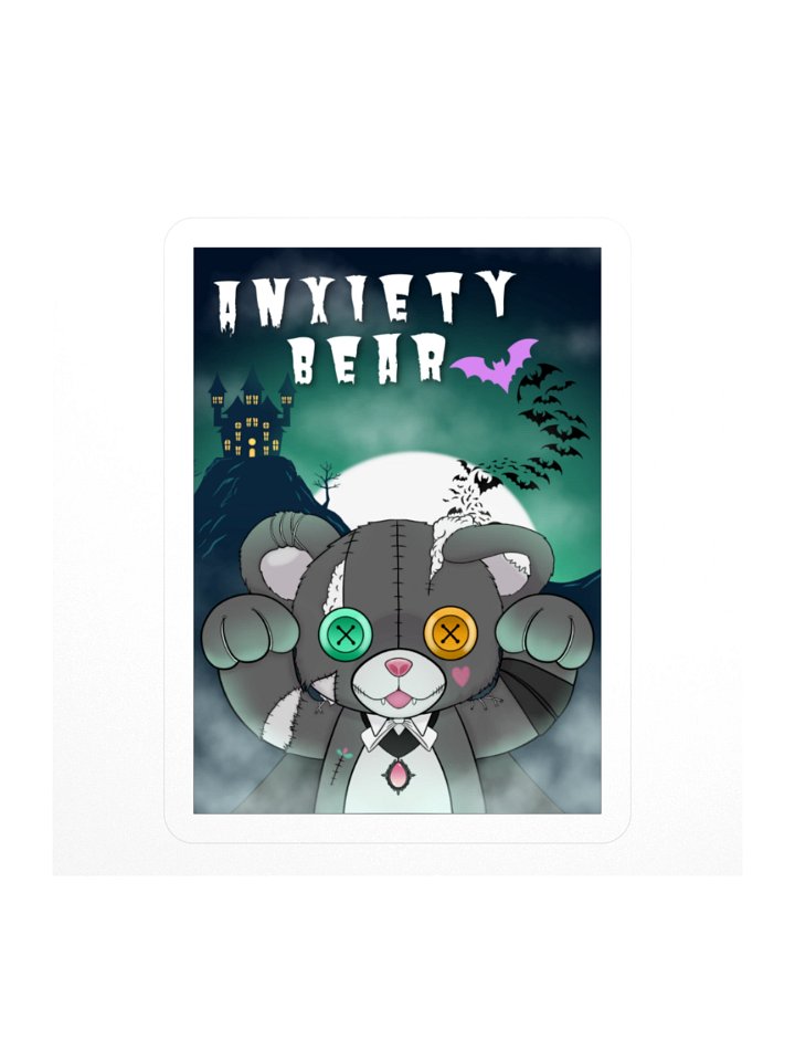Anxiety Vampbear Sticker product image (1)