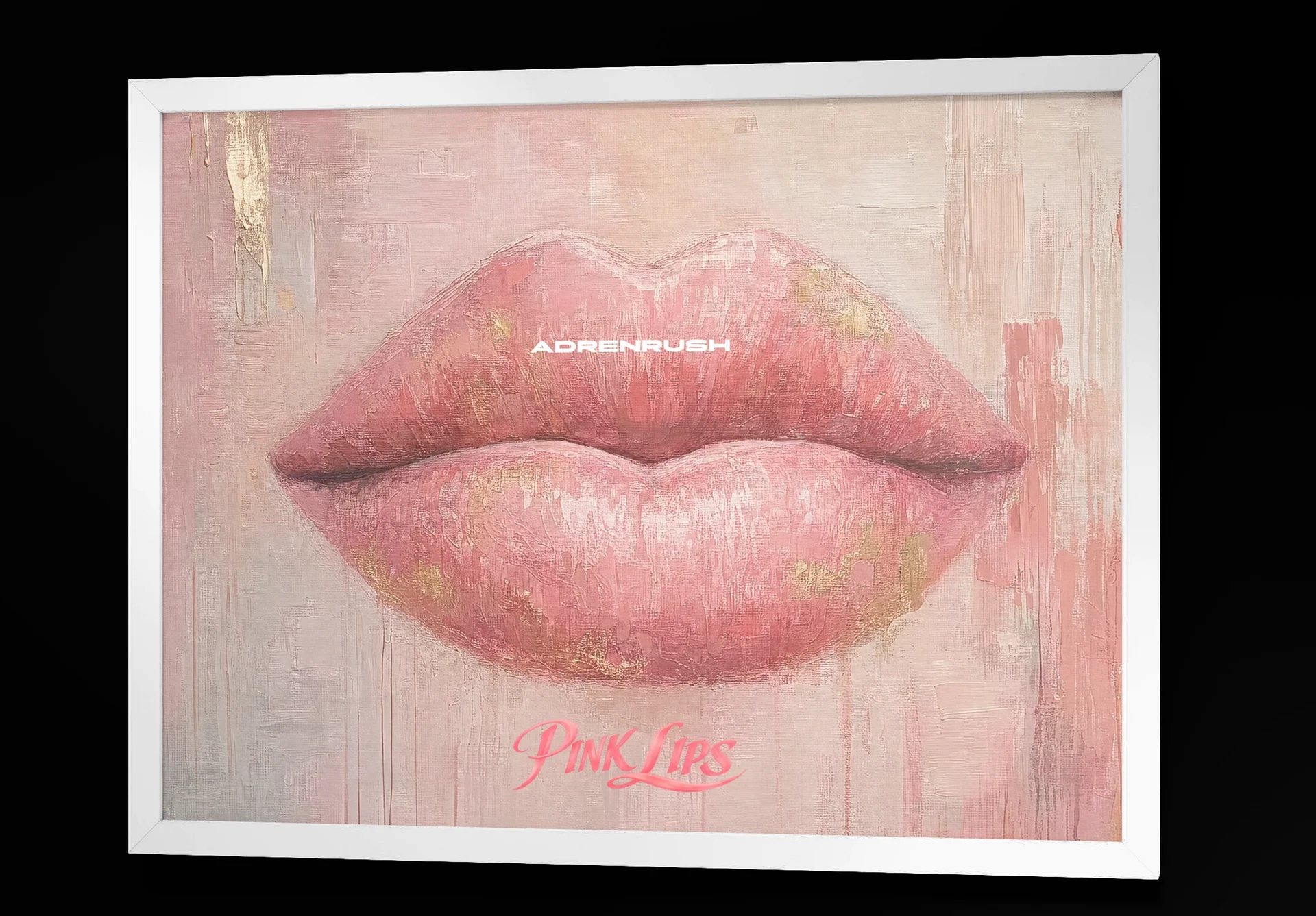 Pink Lips No.1 (2026) – AdrenRush "18X24" Collectible Art product image (1)