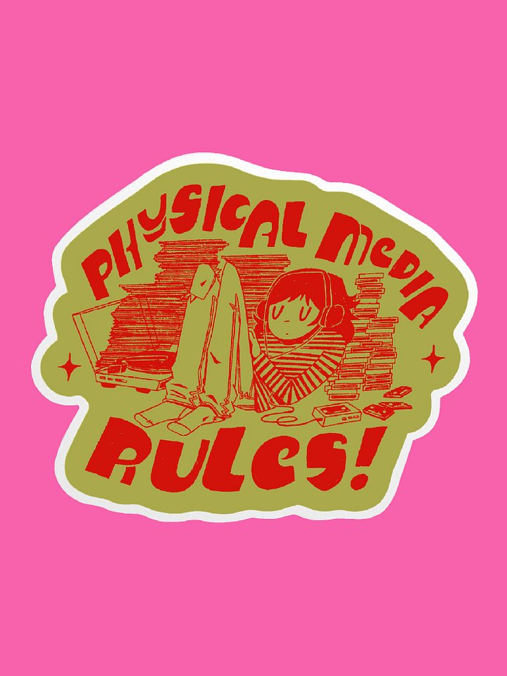 Physical Media Rules Sticker product image (1)