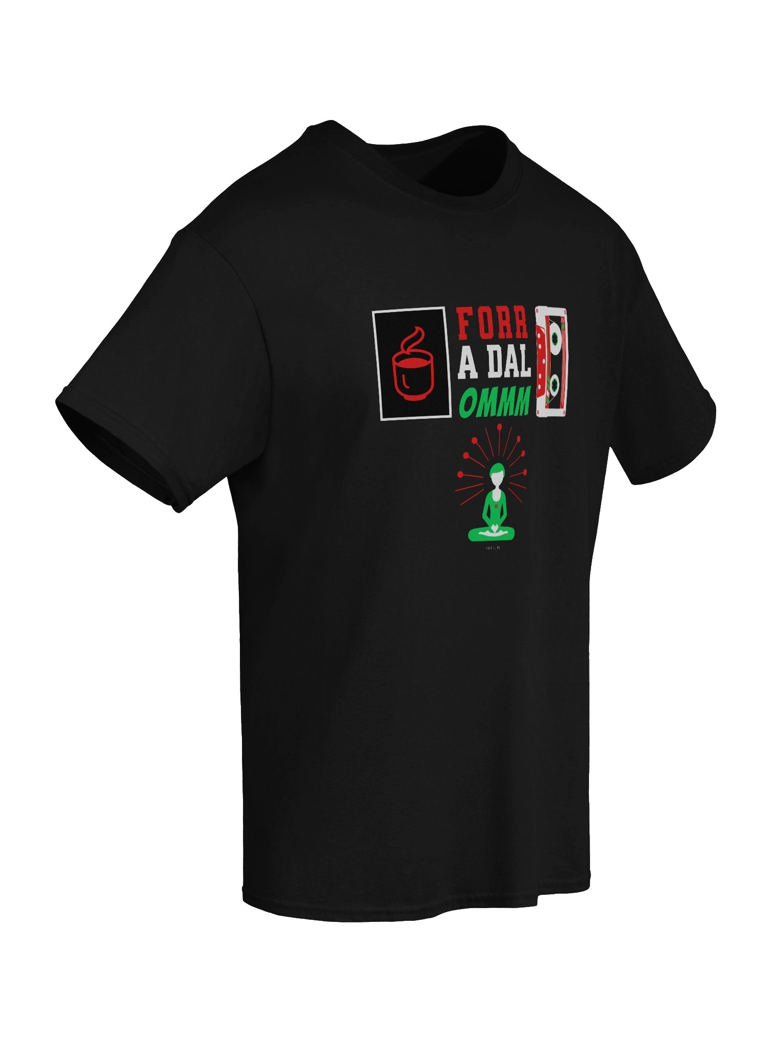 Forr A Dal Ommm Unisex 100% Pamut Gildan Dizájn_EQALL.hu® Originals_Piros / Fehér / Zöld product image (8)