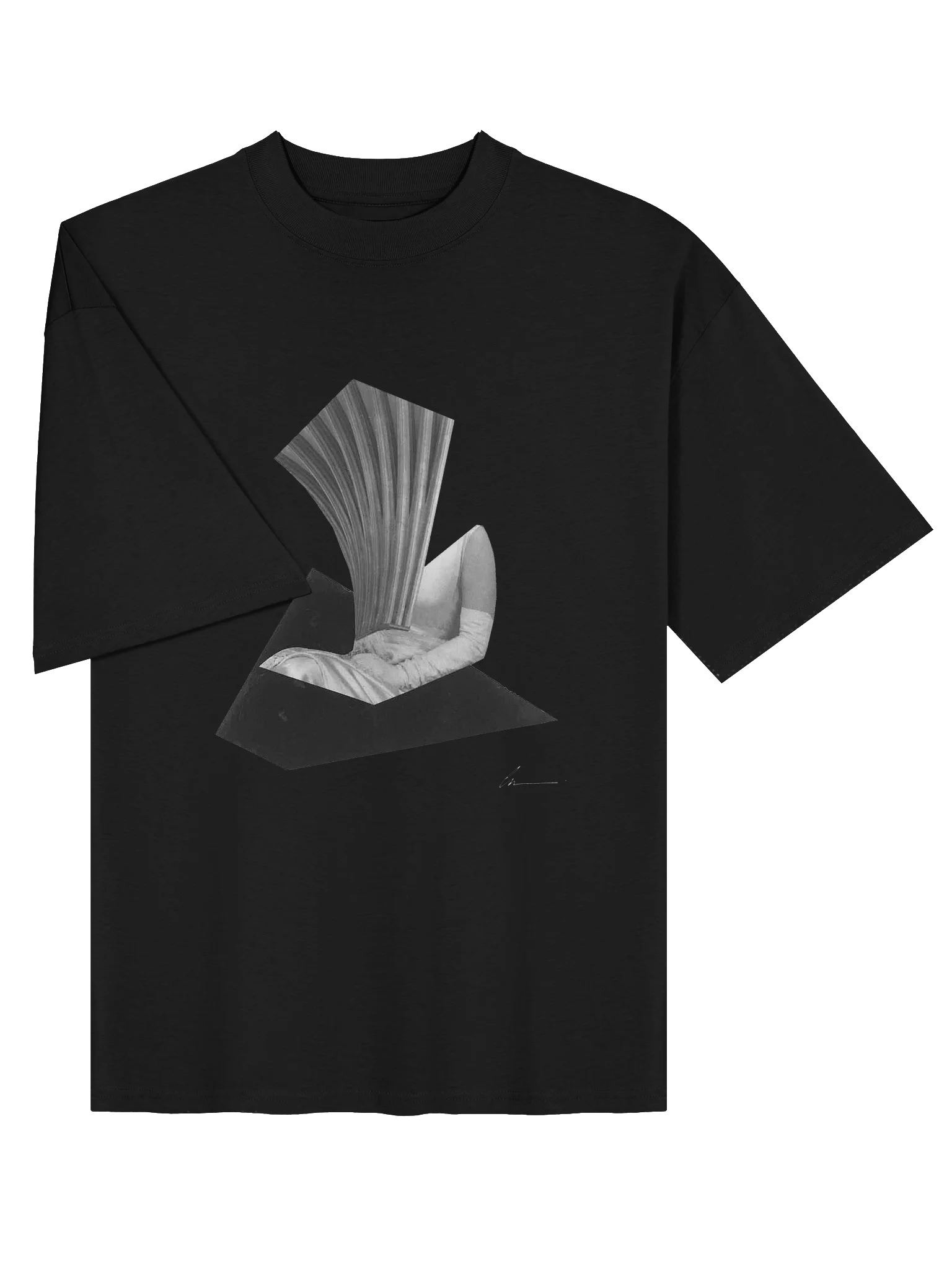 003 SHIFT UNISEX OVERSIZED T-SHIRT ANIMUS BK 26 product image (3)