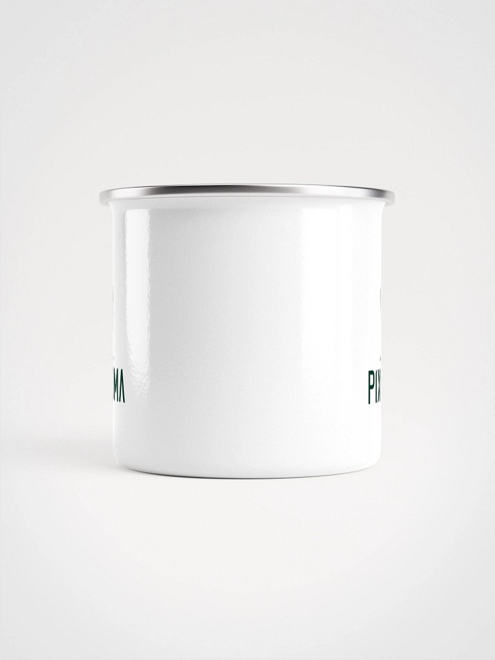 Pixaroma Green Logo Enamel Mug product image (2)