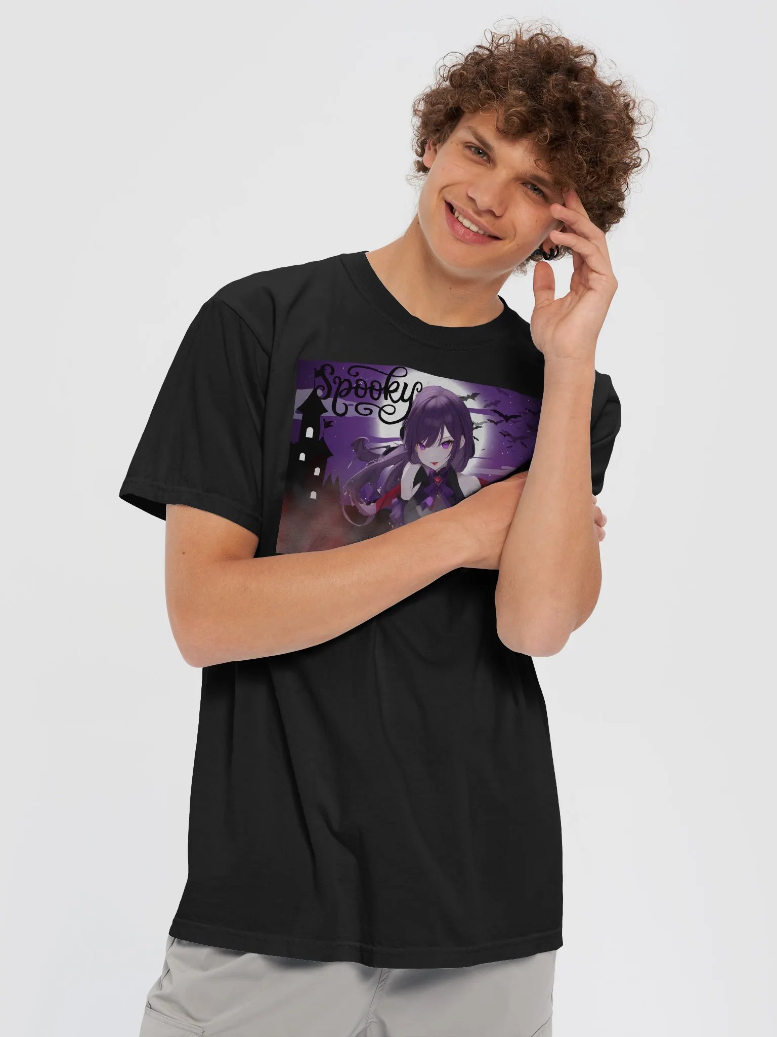 Midnight Gothic Anime T-Shirt product image (5)