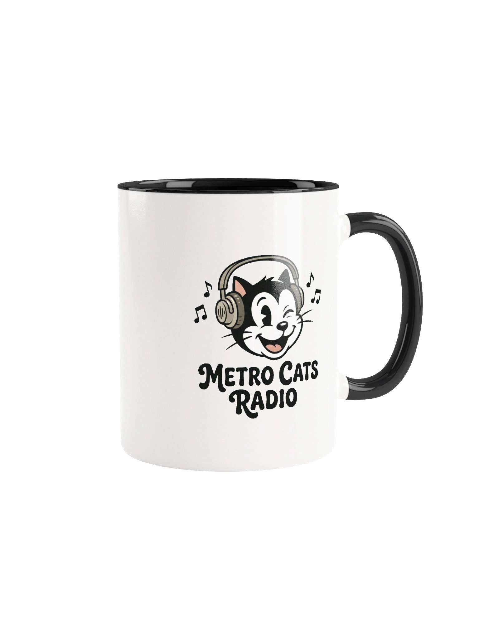 Metro Cats Radio Bicolor Mug product image (2)