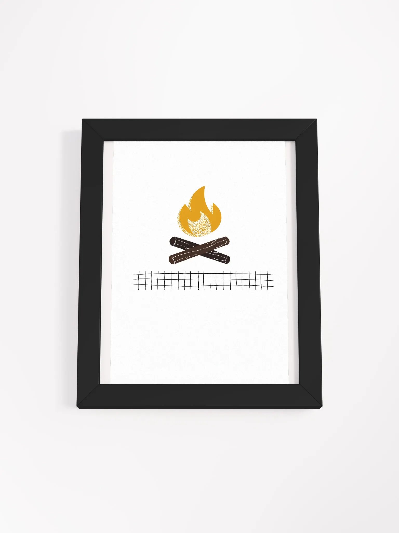 Radiant Campfire Framed Matte Poster product image (22)