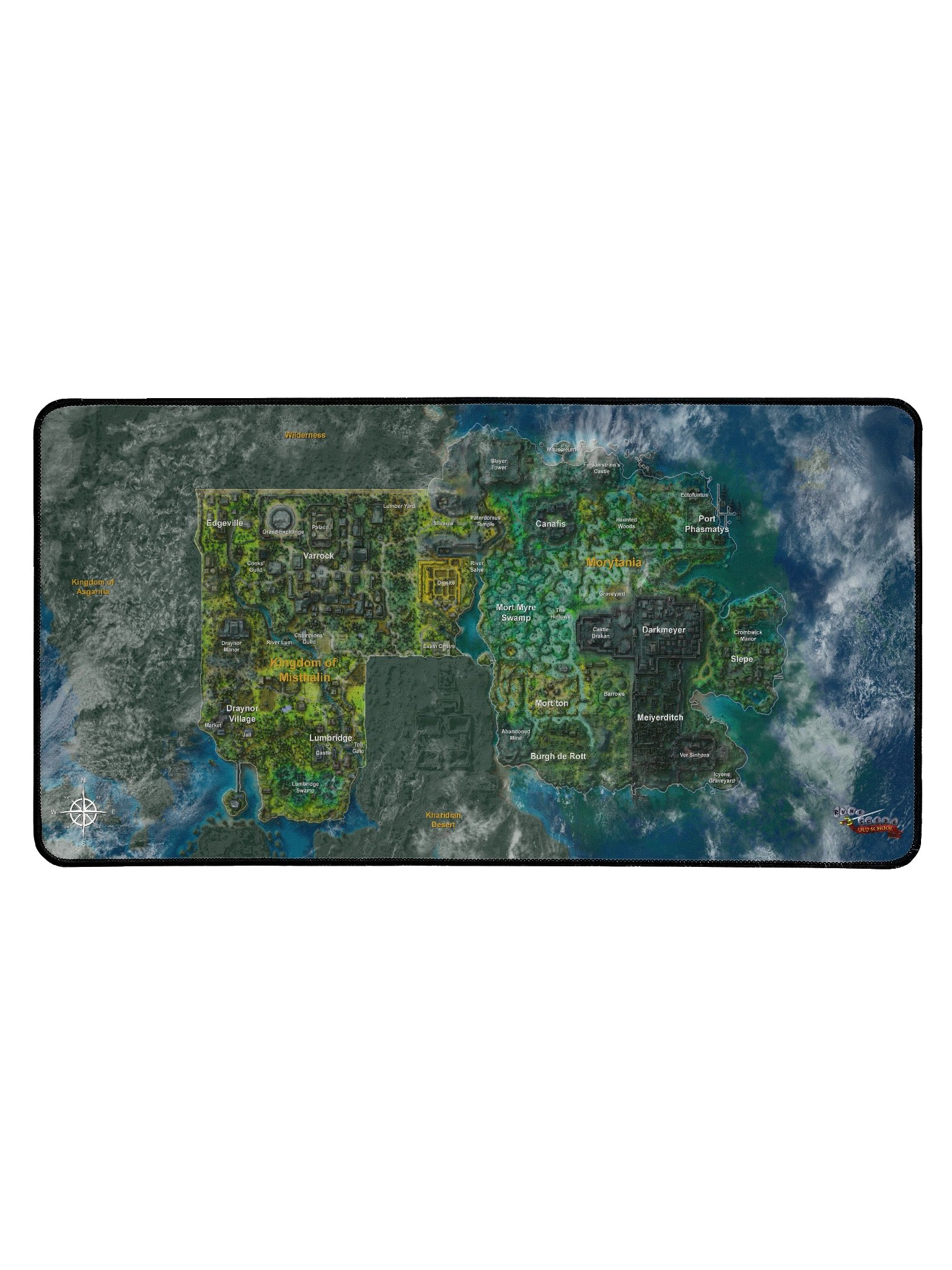 Detailed Misthalin & Morytania Desk Mat product image (1)