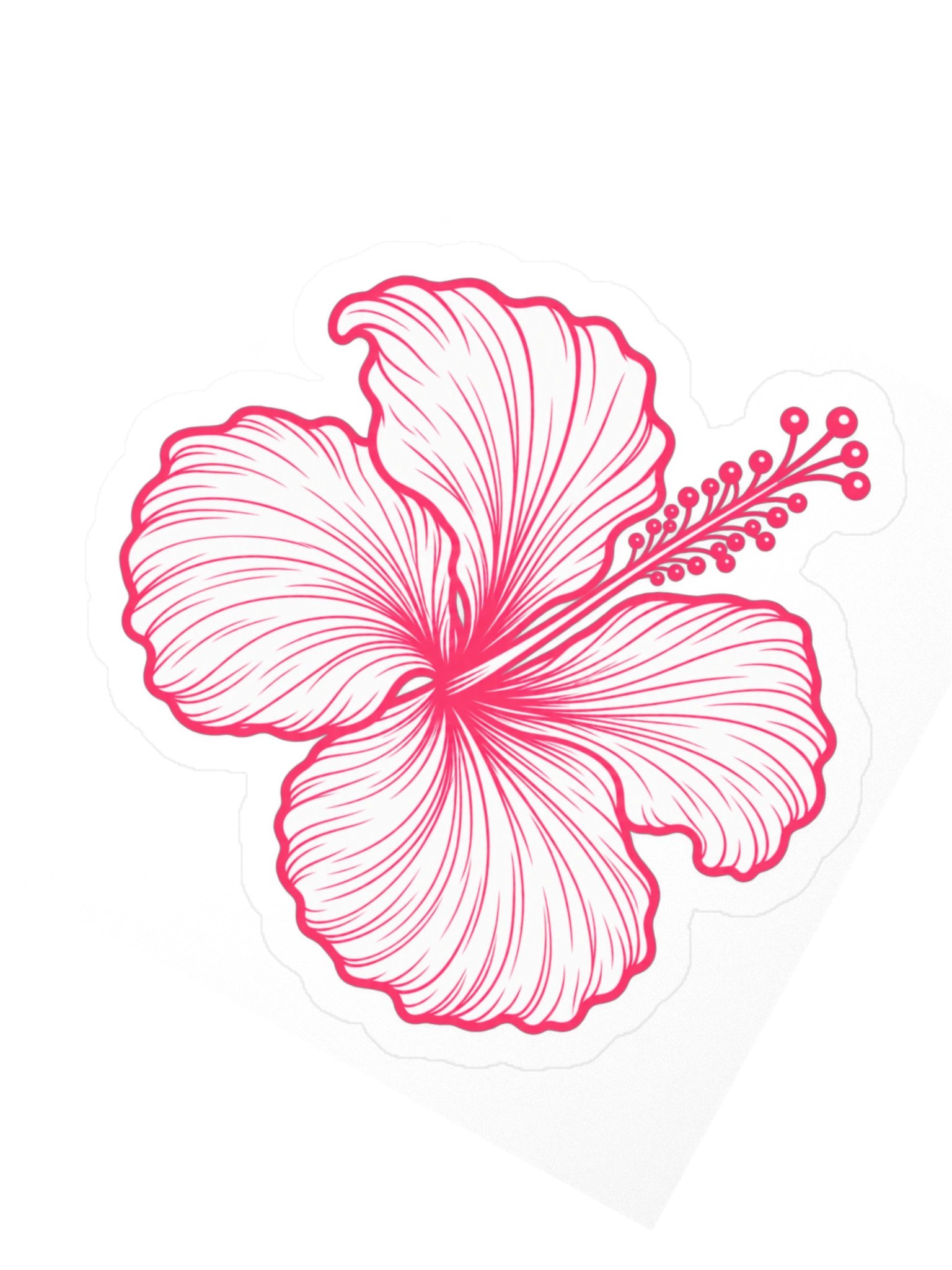 LL Social Co. Hibiscus Sticker product image (5)