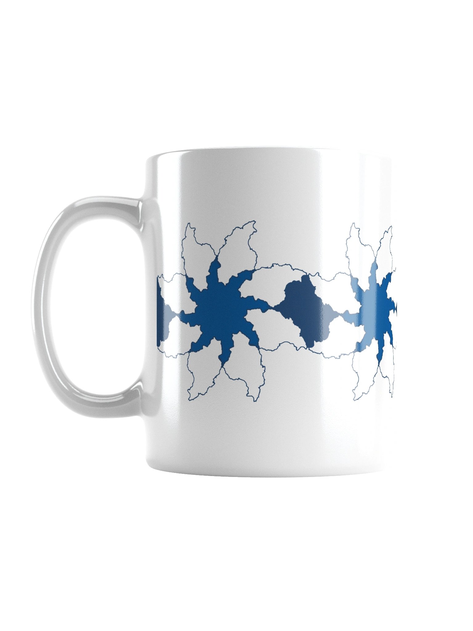Where Iran Blooms Mug — Blue & White product image (1)