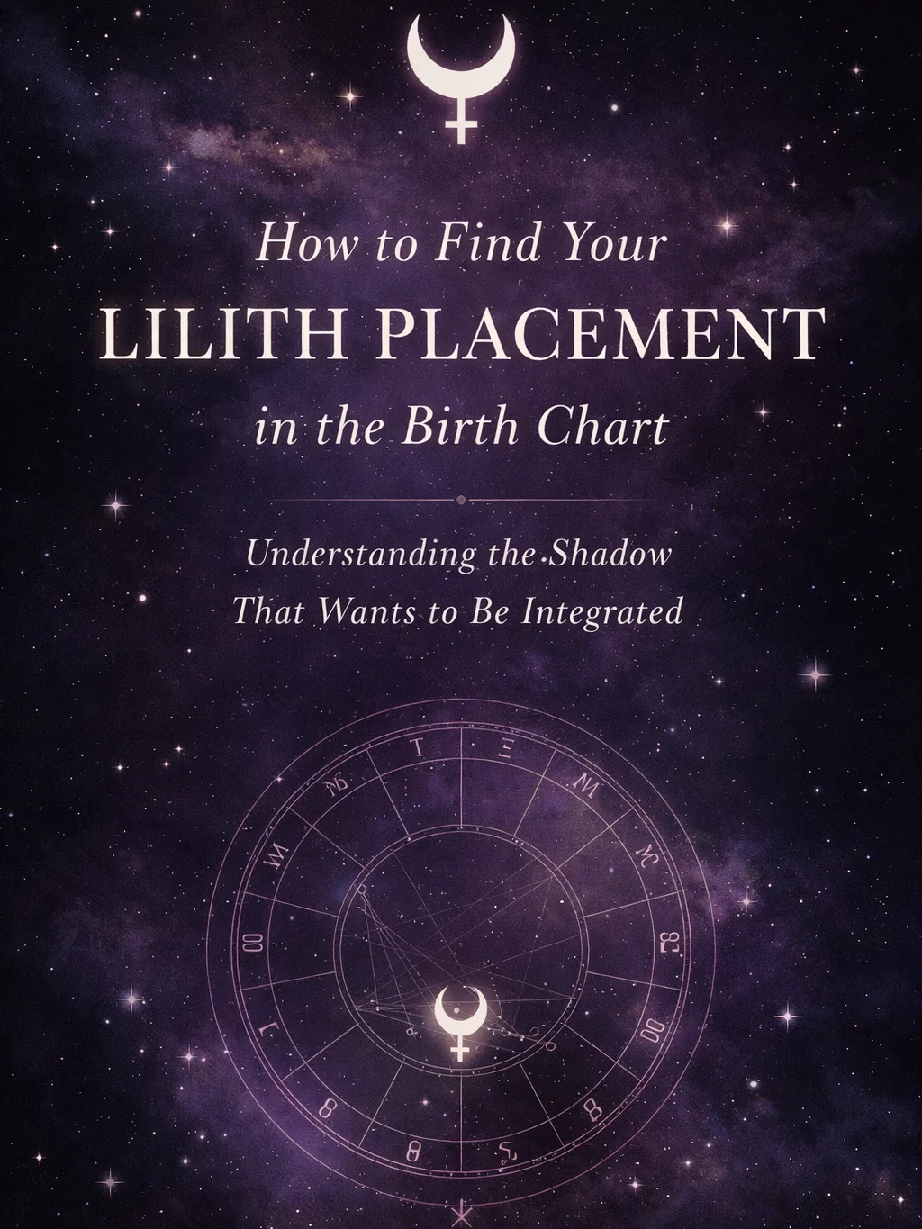 How to Find Your Lilith Placement in the Birth Chart-Understanding the Shadow That Wants to Be Integrated product image (1)