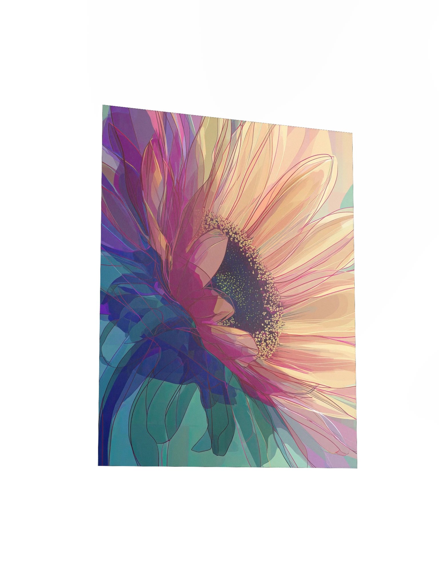 Abstract Sunflower Poster product image (4)