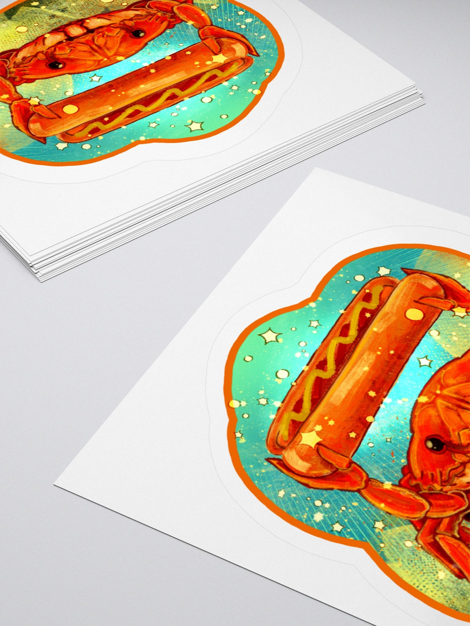 Glizzy Crab Sticker product image (11)