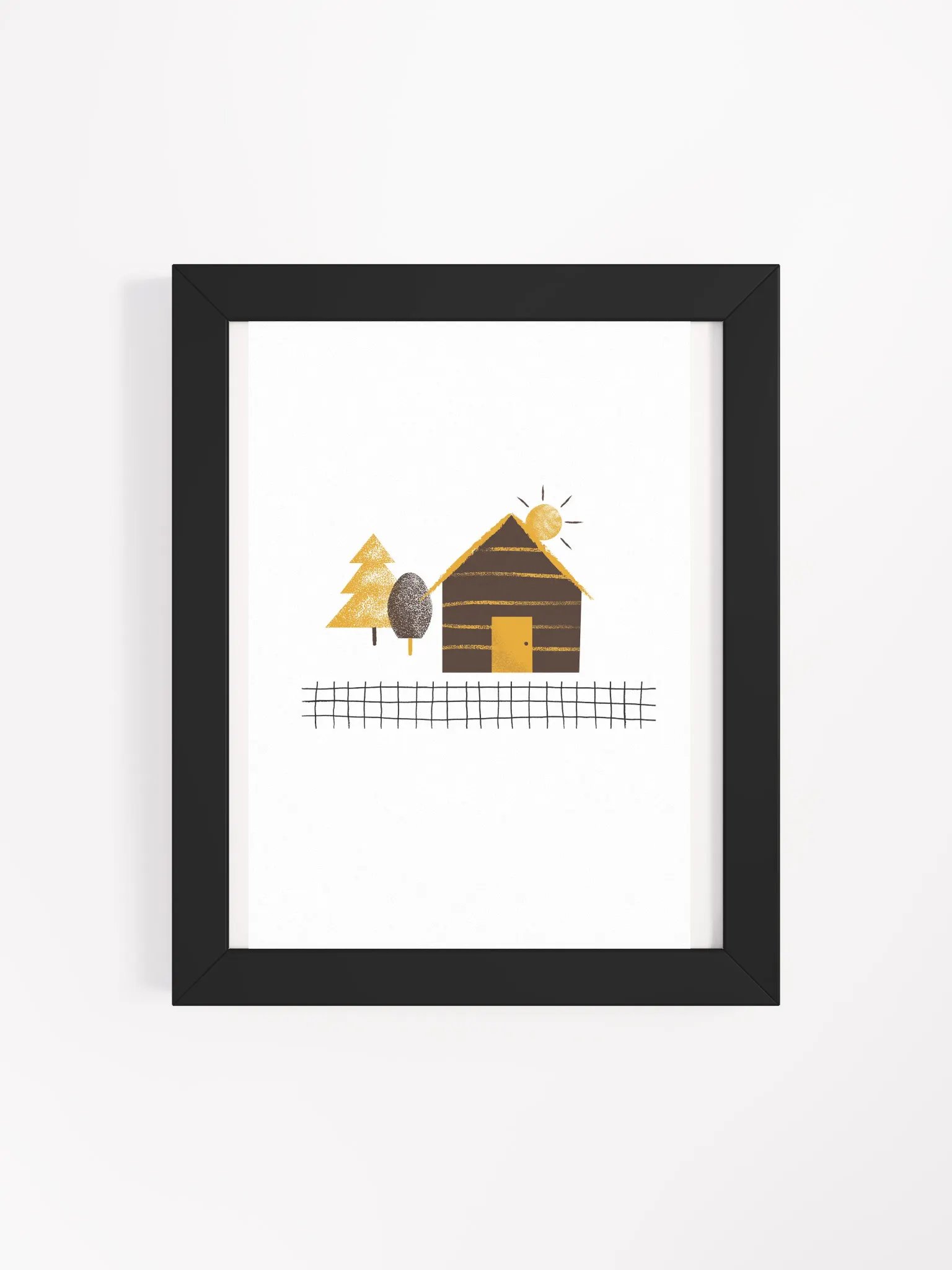 Cabin in the woods Framed Poster product image (83)