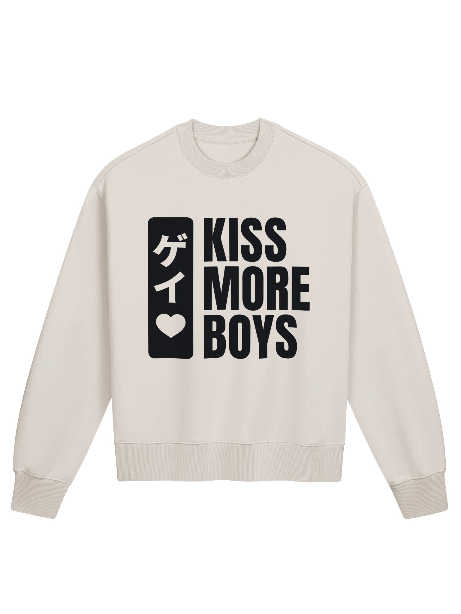 GAY | KISS MORE BOYS - HEAVY WEIGHT CREWNECK product image (1)