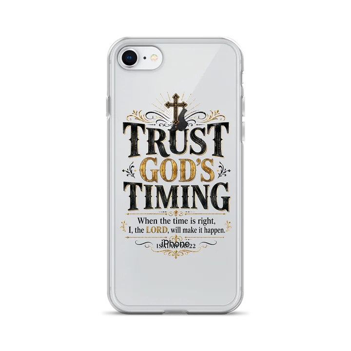 Trust God’s Timing iPhone Case product image (28)