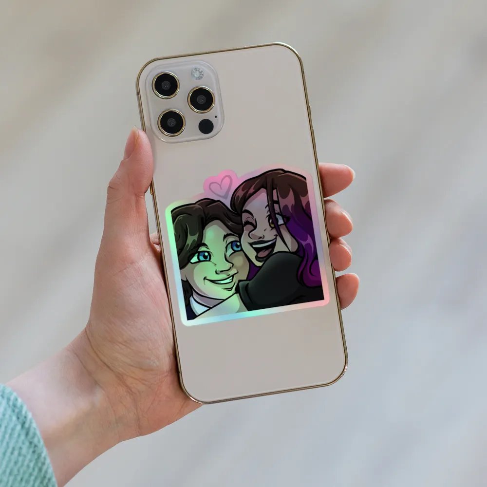 Embrace Love Holographic Sticker product image (8)