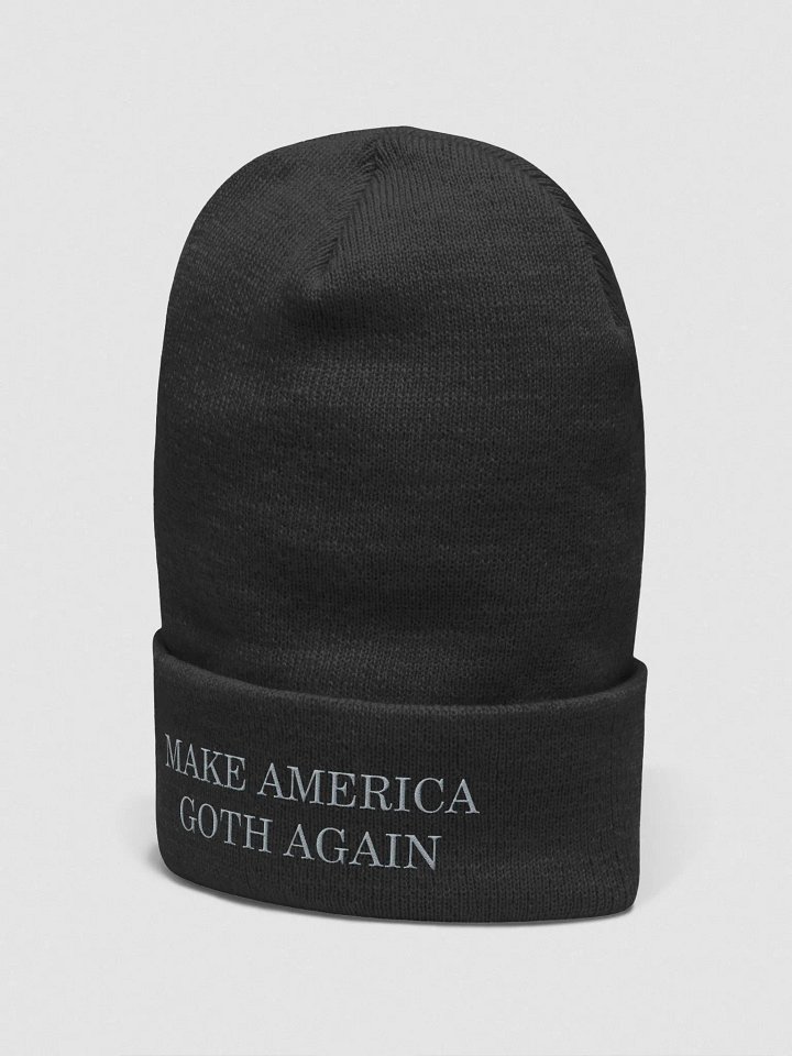 Make America Goth Again Beanie - Grey product image (2)