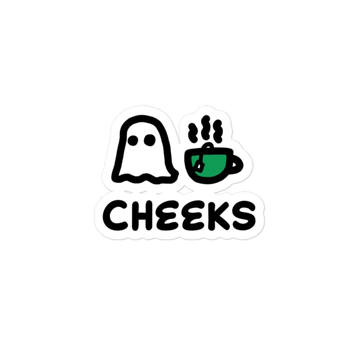 BooTeaCheeks Sticker product image (1)