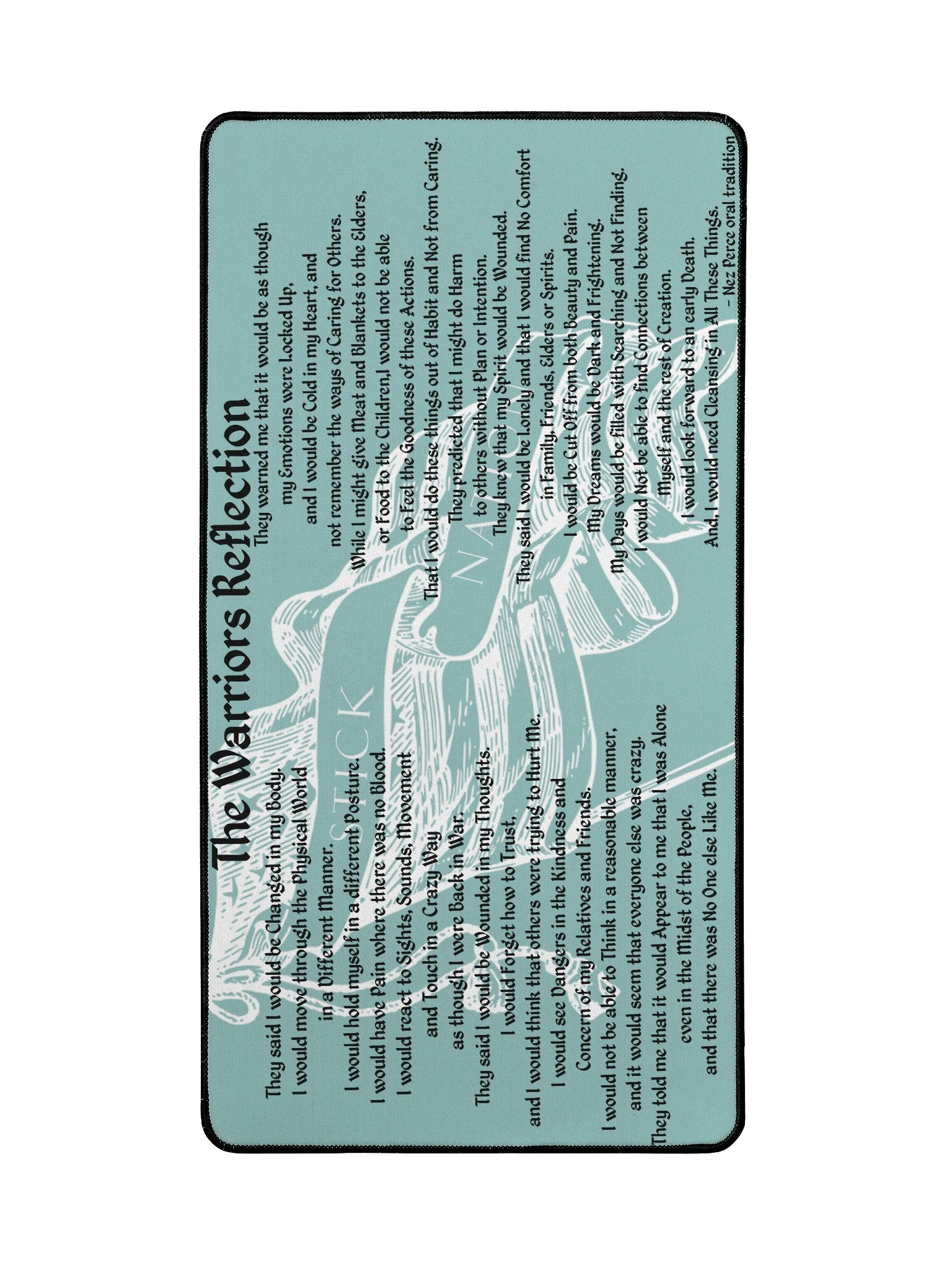 Warriors Reflection DeskMat product image (2)