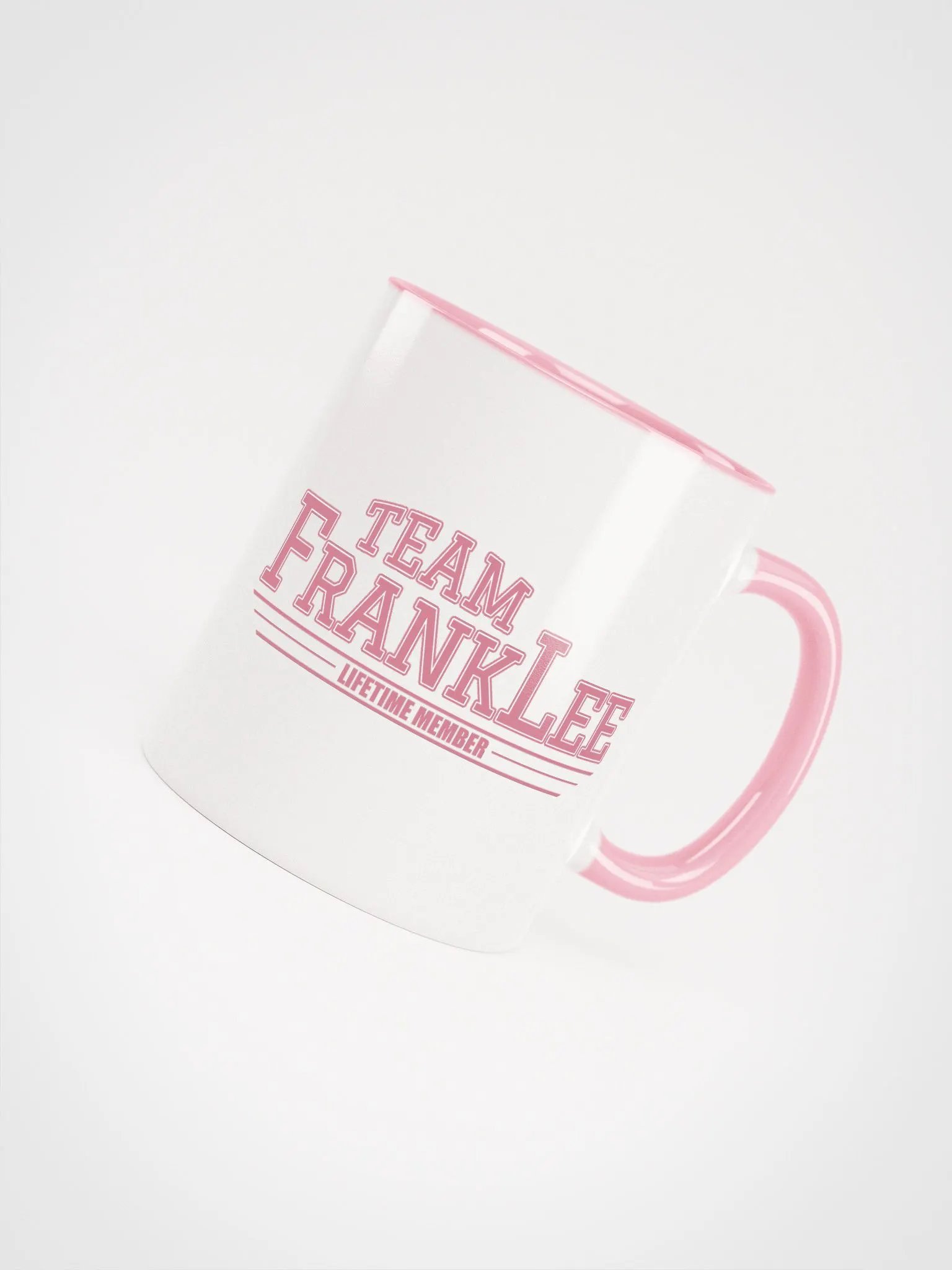Team FrankLee Mug - Pink & White product image (4)