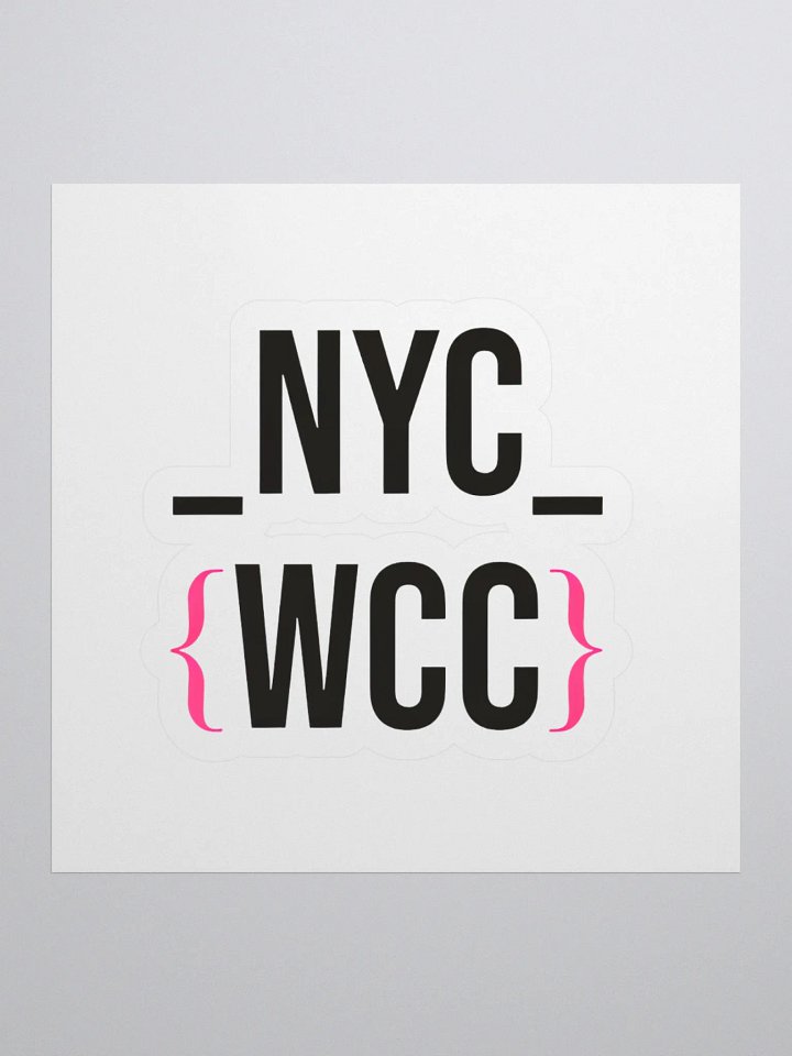NYC WCC Laptop/Notebook Sticker product image (3)