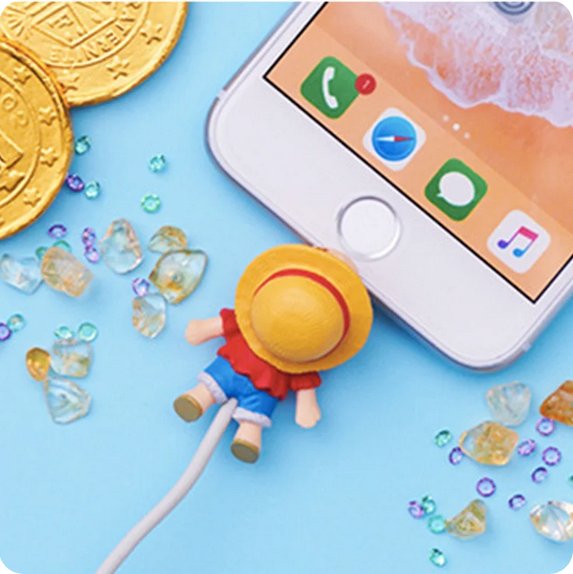 Anime ONE PIECE Phone Data Cable Protective product image (2)