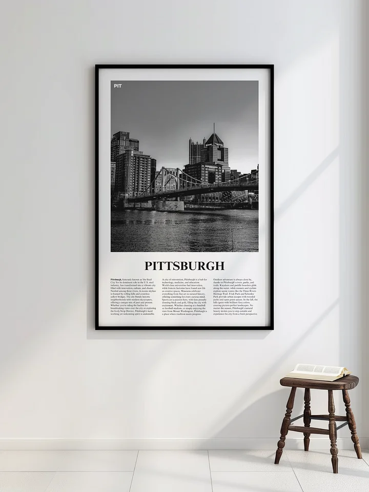 Pittsburgh 03 Newspaper Poster product image (2)