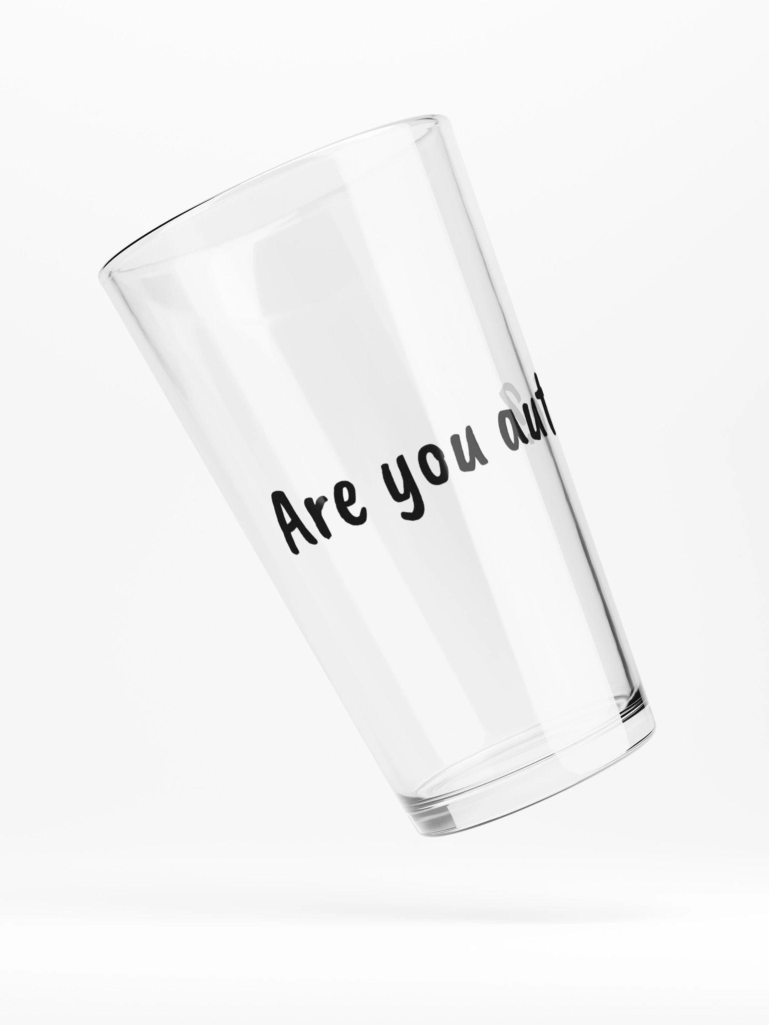 'Are you autistic?' Shaker Pint Glass product image (4)