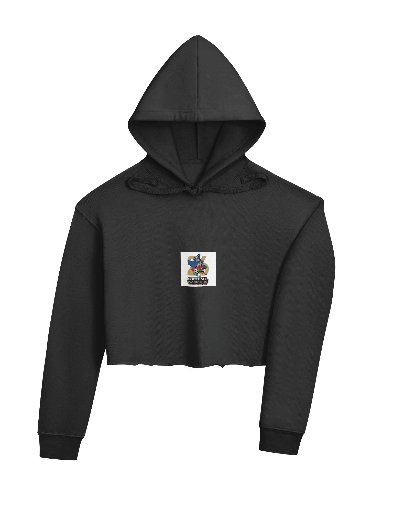 Women's Football Warrior 2026 Fleece Crop Hoodie product image (4)