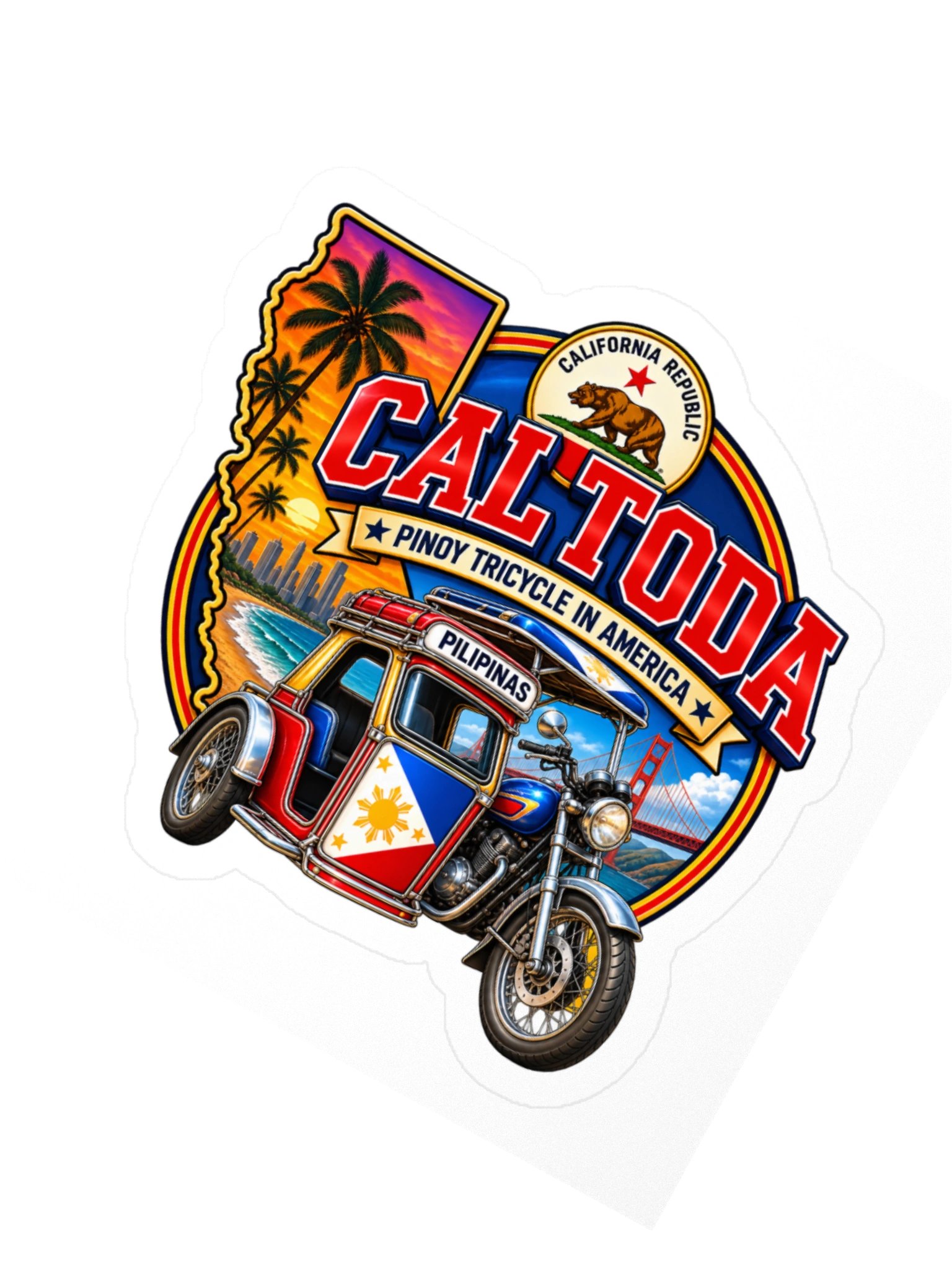CAL TODA STICKERS (COST = $2.29) product image (6)