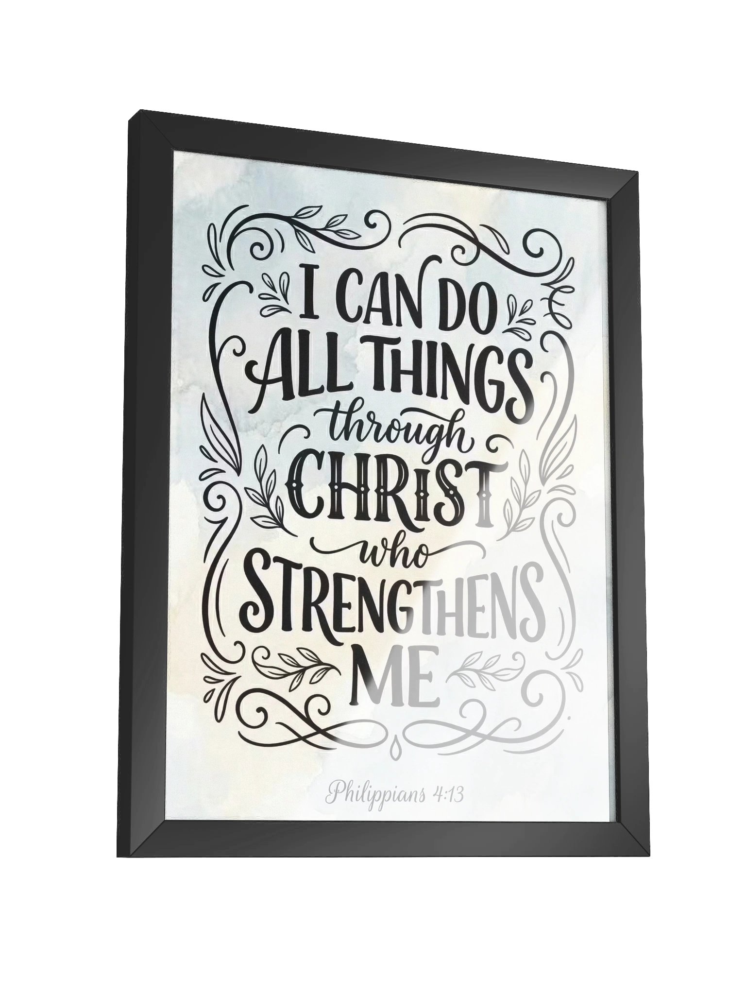 Philippians 4:13 Calligraphy Wall Art product image (6)