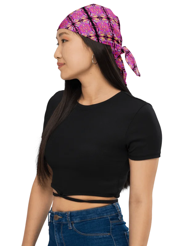 Mellow Magenta Bandana (Black) product image (1)