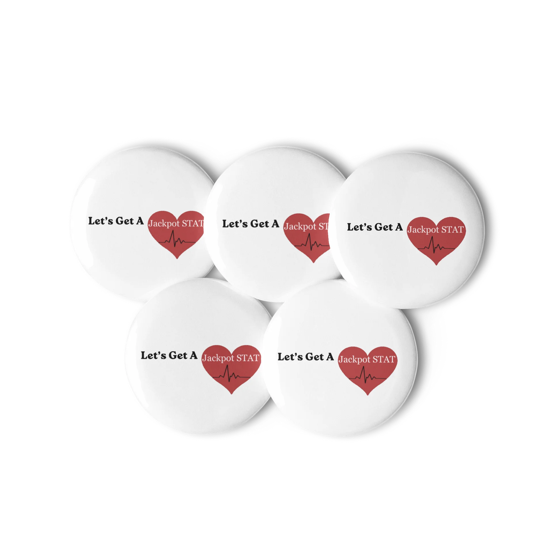 Let's Get A Jackpot STAT Button set product image (3)