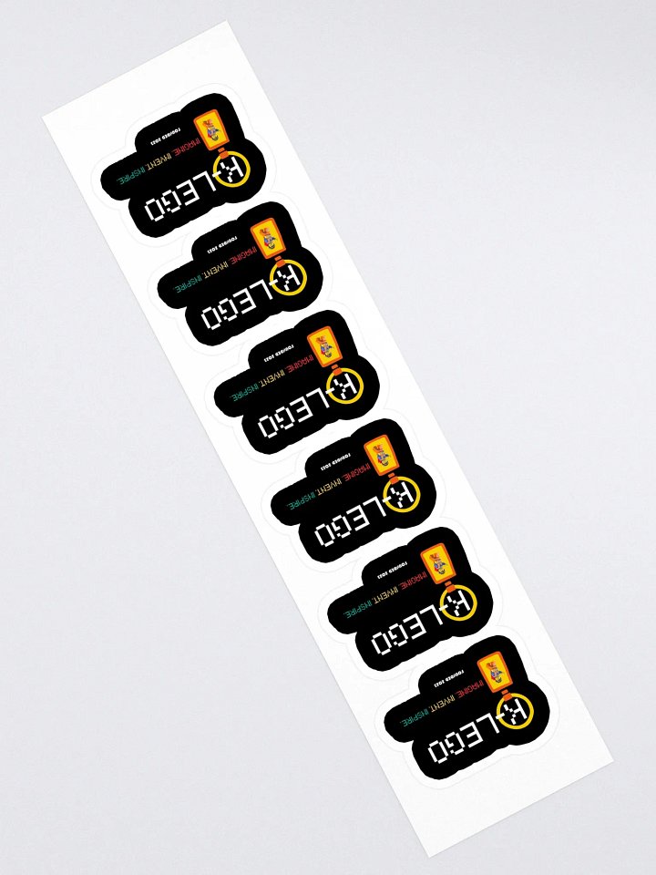 Klego Kiss Cut Stickers (Set of 6) product image (2)