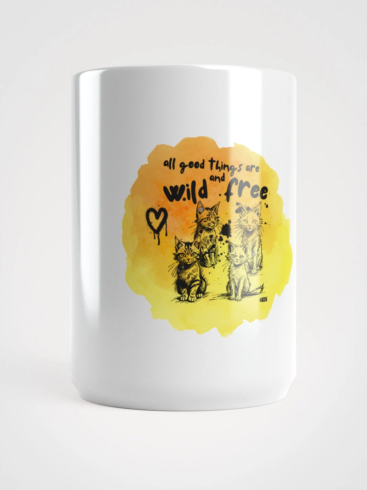 Wild and Free Feline Mug product image (1)