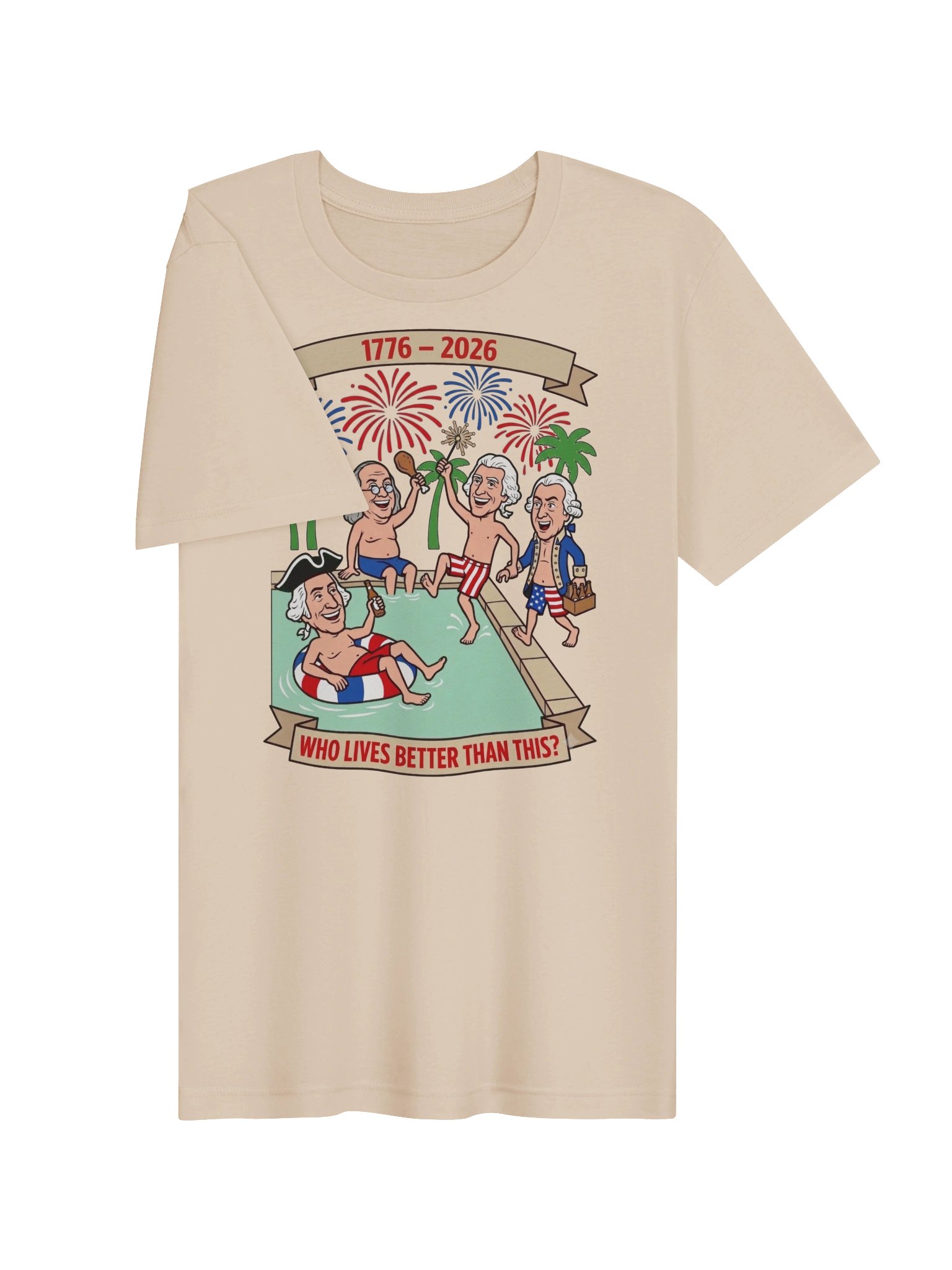America's 250th Founding Fathers Pool Party Tee product image (3)