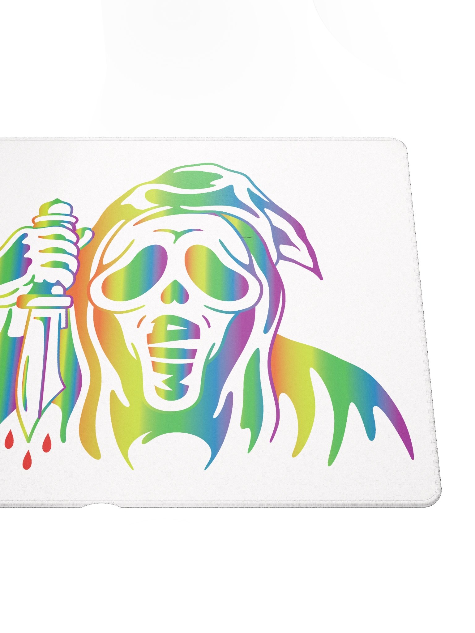 Rainbow Ghost Mouse Pad product image (9)