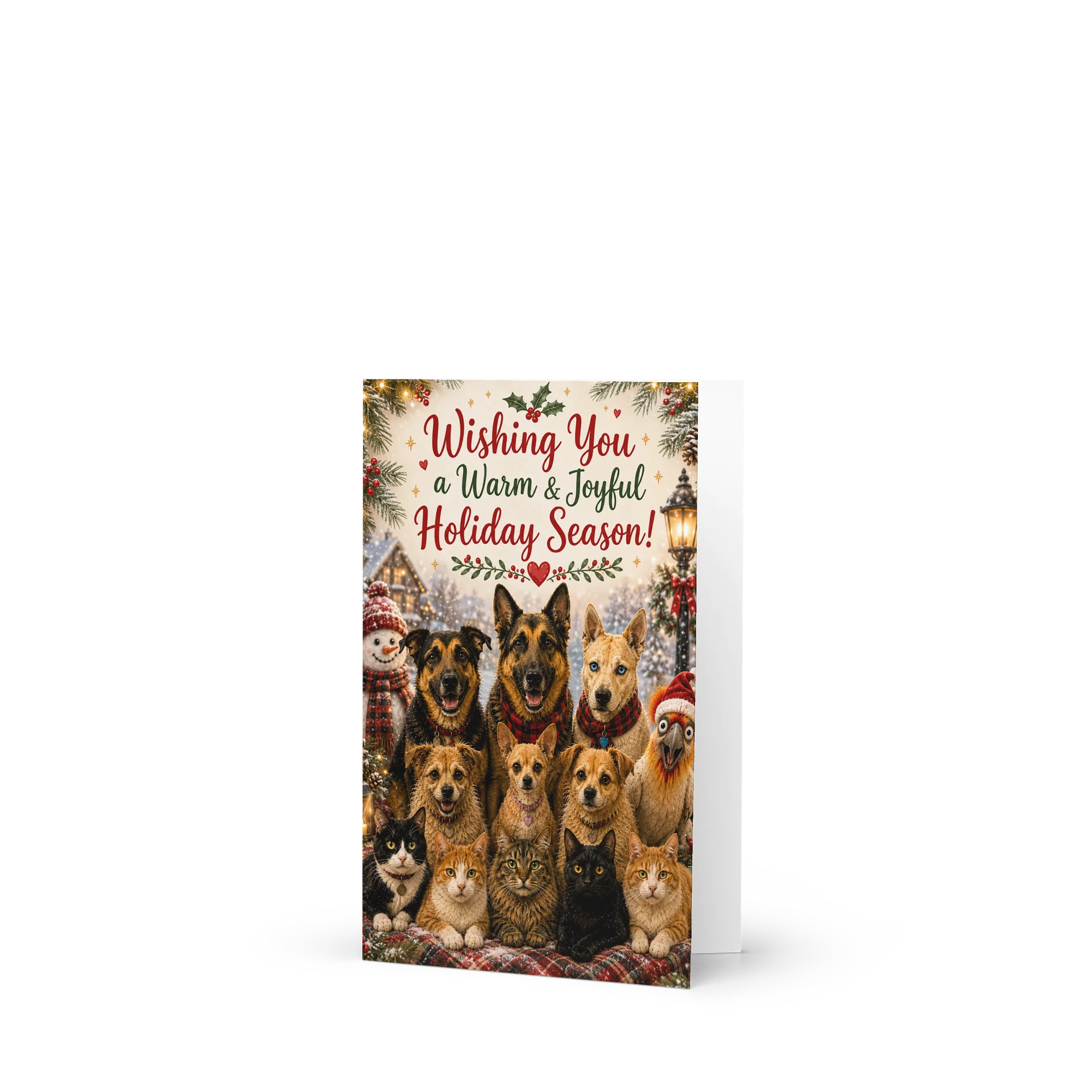 Warm & Joyful Holiday Pet Card product image (1)