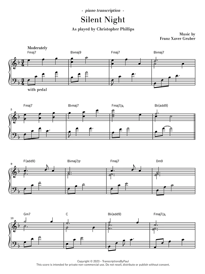 Silent Night - Christopher Phillips product image (1)