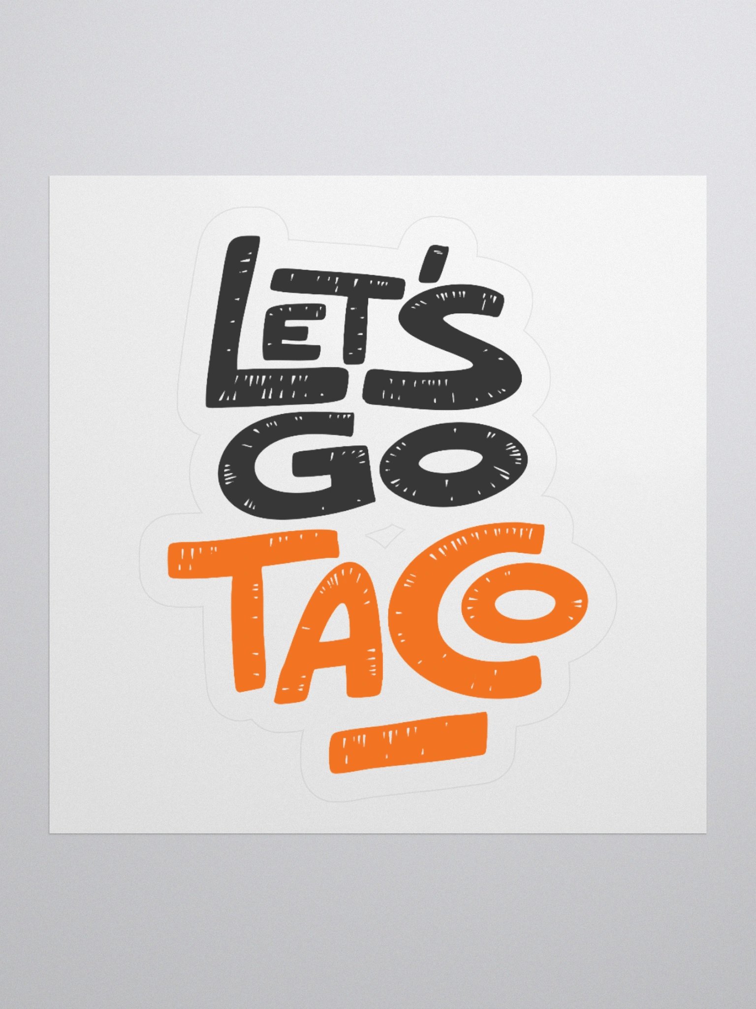 Let's Go TACO Sticker product image (1)