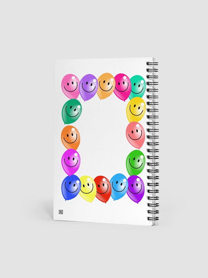 Smiley Balloons Spiral Notebook product image (2)